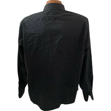 Load image into Gallery viewer, Untuckit Mens Shirt Black Button Front Size Large Casual Dress