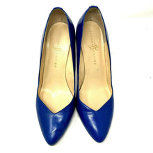 Load image into Gallery viewer, Ivanka Trump Itchalta Womens Blue Leather Pumps Size 9.5