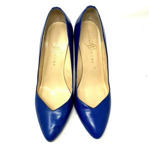 Ivanka Trump Itchalta Womens Blue Leather Pumps Size 9.5