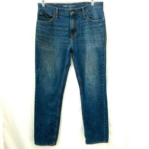 Old Navy Mens Regular Straight Blue Jeans Size 36x34