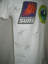 Load image into Gallery viewer, phoenix suns basketball clinic signed x6 shirt adult size S NBA autographed