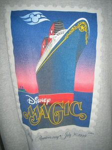 VINTAGE 90S DISNEY MAGIC CRUISE LINES ANNIVERSARY SHIRT ADULT SIZE XL VTG SHIP