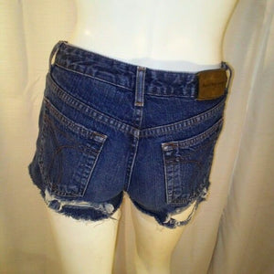 Calvin Klein Jeans Womens Blue Cutoff Short Shorts Size 3