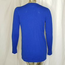 Load image into Gallery viewer, Old Navy Sweater Royal Blue V-Neck Long Sleeve Button Up Cardigan Small