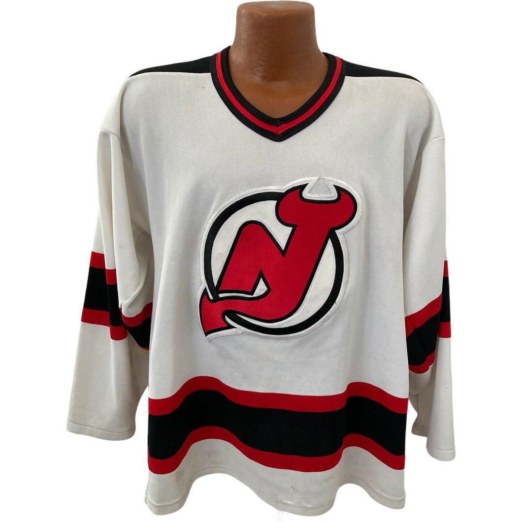 vintage 80s new jersey devils CCM Jersey stitched nhl hockey vtg NJ