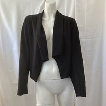 Load image into Gallery viewer, Soho Apparel Womens Black Open Front Blazer Jacket Medium