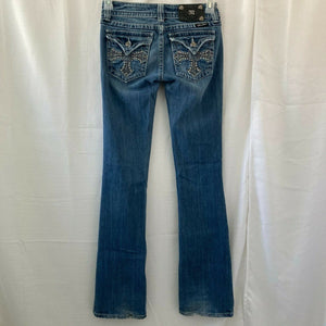 Miss Me Womens Medium Wash Bootcut Blue Jeans Size 27 Style jp5046