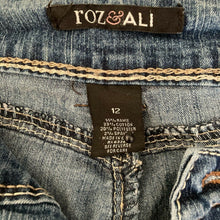 Load image into Gallery viewer, Roz &amp; Ali Womens Medium Wash Blue Jeans Size 12