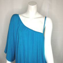 Load image into Gallery viewer, Fredericks of Hollywood Womens Blue One Shoulder Blouse Large