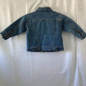 Sesame Street Child’s Blue Denim Trucker Jacket 24 Months