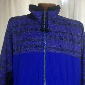 Head Mens Purple and Blue Vintage Ski Jacket Medium