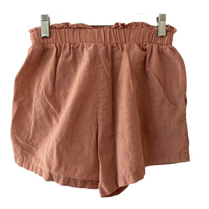 Shein Shorts Mauve Paper Bag Waist Womens Size Small