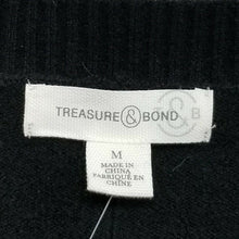 Load image into Gallery viewer, Treasure &amp; Bond Sweater Dress Black Womens Medium