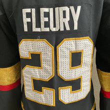 Load image into Gallery viewer, Vegas Golden Knights Jersey Womens S Fleury Adidas #29 2018 stanley cup patch