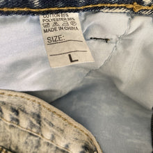 Load image into Gallery viewer, Unbranded Short Shorts Distressed Acid Wash Womens Size Large