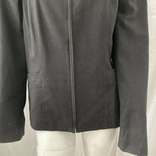 Load image into Gallery viewer, Worthington Works Stretch Seperates Womens Black Zip Front Jacket Size 14