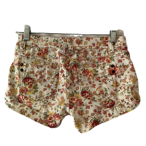Mossimo Supply Co Shorts Floral Womens Juniors Size 3 Fit 6