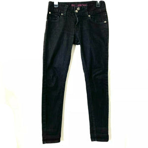 Billabong Skinny Womens Black Denim Jeans 28