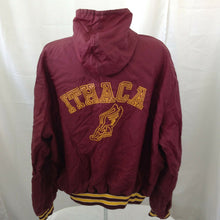 Load image into Gallery viewer, Ithaca college staff nylon pullover vintage staff jacket xxxl 3xl vtg ncaa 80s