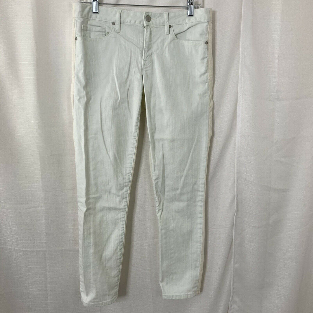 Gap 1969 Always Skinny Two Tone Pale Green and White Jeans Size 28R