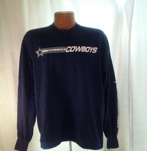 Load image into Gallery viewer, Dallas Cowboys Mens Blue Long Sleeve Tshirt Extra Large