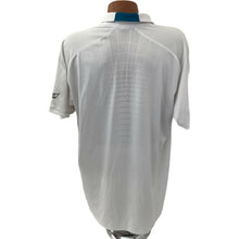 Load image into Gallery viewer, Reebok NFL  Jacksonville  jaguars polo golf Shirt Size L White Satin play dry