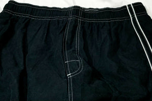 Winners Mens Black White Swim Trunks Size Large