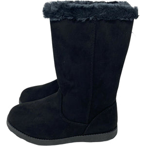 Cat & Jack Boots Girls Kameryn Faux Fur Shearling Boots Black Size 3