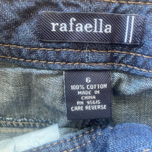 Load image into Gallery viewer, Rafaella Shorts Denim Womens Size 6 blue dark wash short shorts cuffed