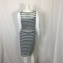 Load image into Gallery viewer, Womens Black and White Striped Dress Medium