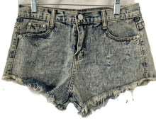 Load image into Gallery viewer, Unbranded Short Shorts Distressed Acid Wash Womens Size Large