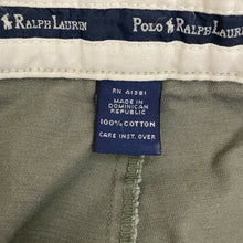Load image into Gallery viewer, Vintage Polo Chino Ralph Lauren Shorts Mens Olive Green Size 35
