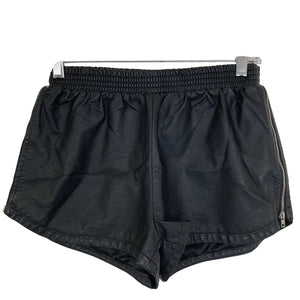 XXI shorts faux leather Womens small Black Short Shorts Stretch