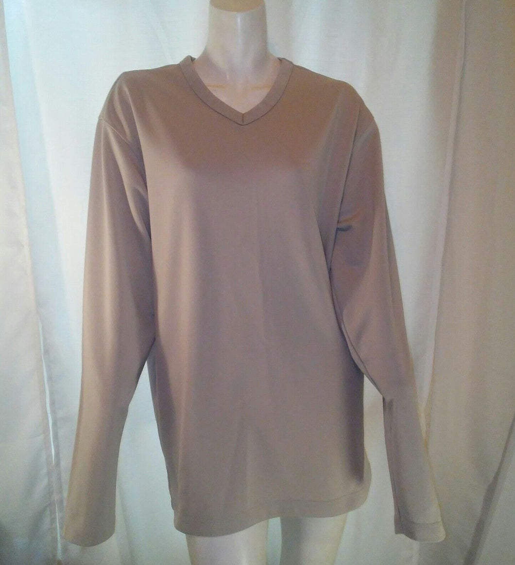 Guess Vintage 1990's Womens Beige Polyester Blouse Size Medium