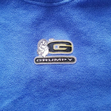 Load image into Gallery viewer, The Disney Store Mens Womens Blue &quot;Grumpy&quot; Long Sleeved Fleece Shirt Small