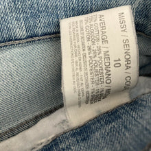 Load image into Gallery viewer, Gloria Vanderbilt Womens Light Wash Distressed blue Jeans Size 10