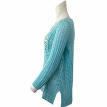 Load image into Gallery viewer, Chico’s Sweater Pullover Baby Blue Chico’s Size 0 US Size S Size 4