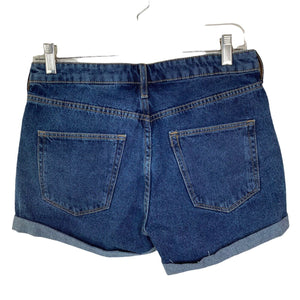H&M & Denim Shorts Denim Womens Dark Wash Blue Womens Size 4