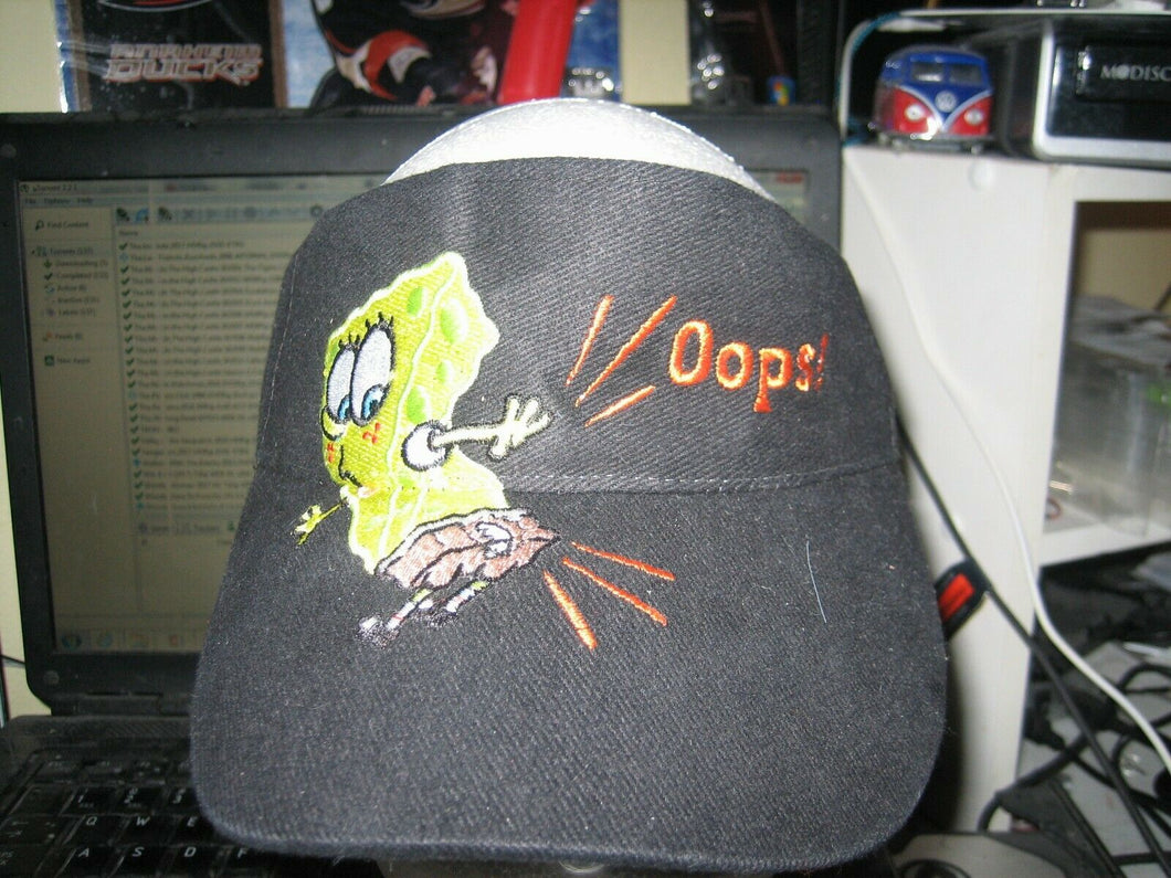 SPONGEBOB SQUAREPANTS BASEBALL VISOR HAT CAP KIDS ONE SIZE I RIPPED MY PANTS