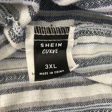 Load image into Gallery viewer, Shein Curve Shorts Womens 3XL Striped Blue White Paperbag Waist