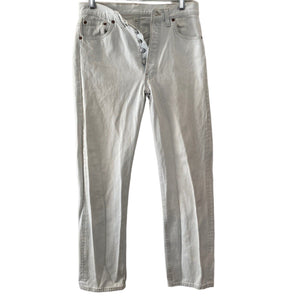Vintage Levis 501 Jeans Mens 30x30 Button Fly Light Wash