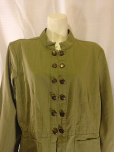 Live a Little Jacket Womens Green Size Large