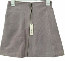 Load image into Gallery viewer, Revolve Capulet Mini Skirt Sophie Suede Lilac Womens Various Sizes Zip Front