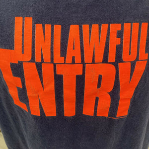 Vintage 1992 Unlawful Entry Movie shirt Adult Size L kurt russell ray liotta vtg