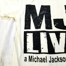 Load image into Gallery viewer, C Port &amp; Company Adults Mens Womens White MJ Live Michael Jackson Tshirt  S