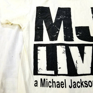 C Port & Company Adults Mens Womens White MJ Live Michael Jackson Tshirt  S