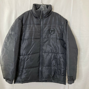 Vintage 90s Mens Dark Gray Phat Farm Puffer Jacket Coat Medium