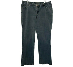 Venezia Jeans Stretch Bootcut Womens Venezia size 4 Plus Size 18 Tall Dark Wash