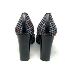Load image into Gallery viewer, Levity Haden Womens Plaid Chunky Heeled Shoes 8.5