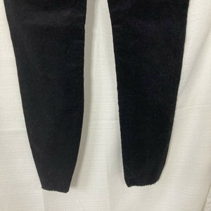 Old Navy Rockstar Womens Black Corduroy raw Hem Pants Size 0 Regular